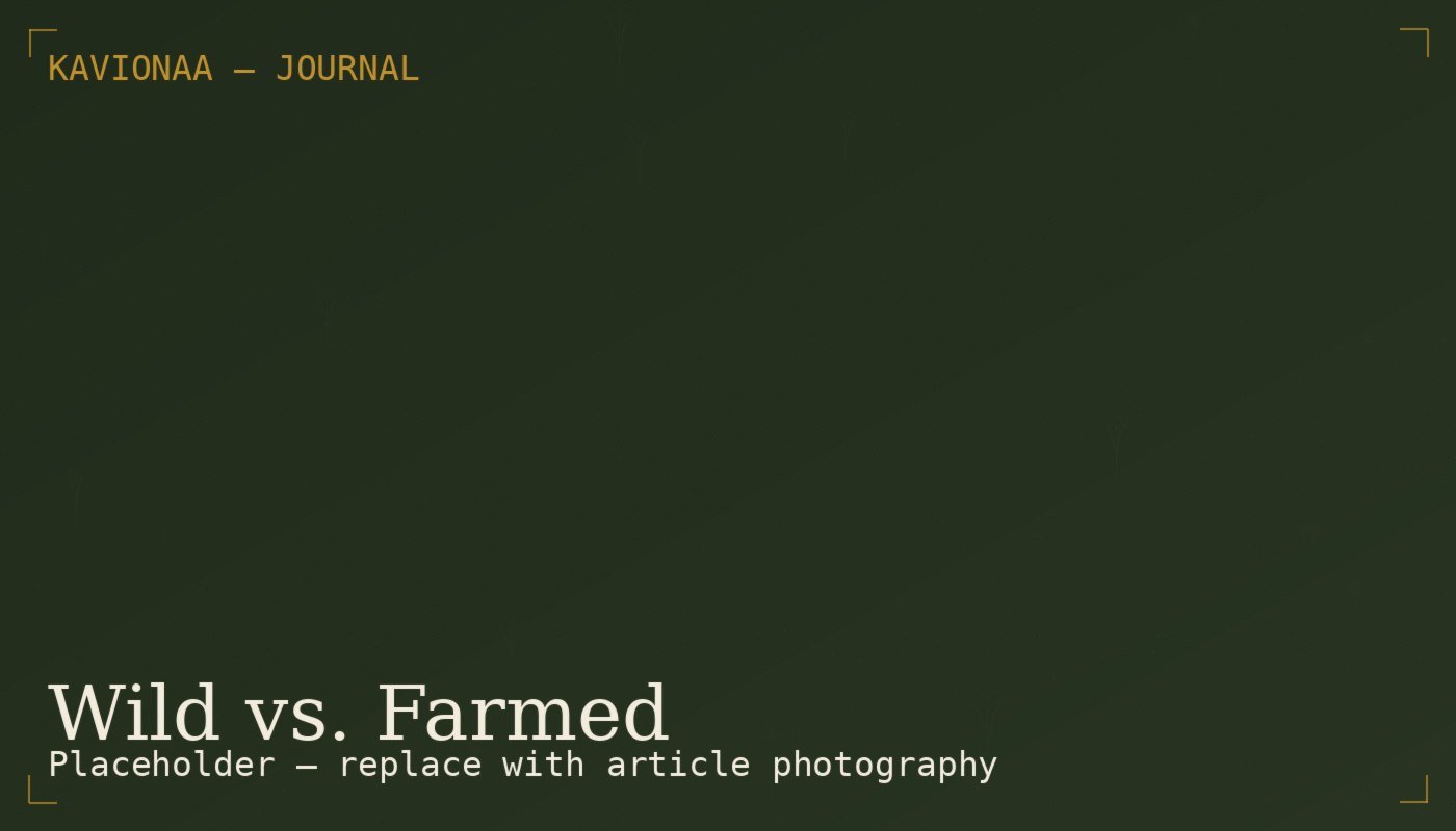 Wild-Harvested vs. Farmed Herbs: What's the Difference?